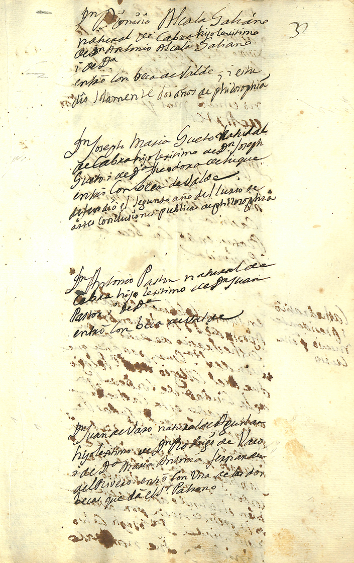 Foto 3 de 6 del artículo «Presencia de Dionisio Alcalá Galiano en los documentos del Colegio de la Purísima…»