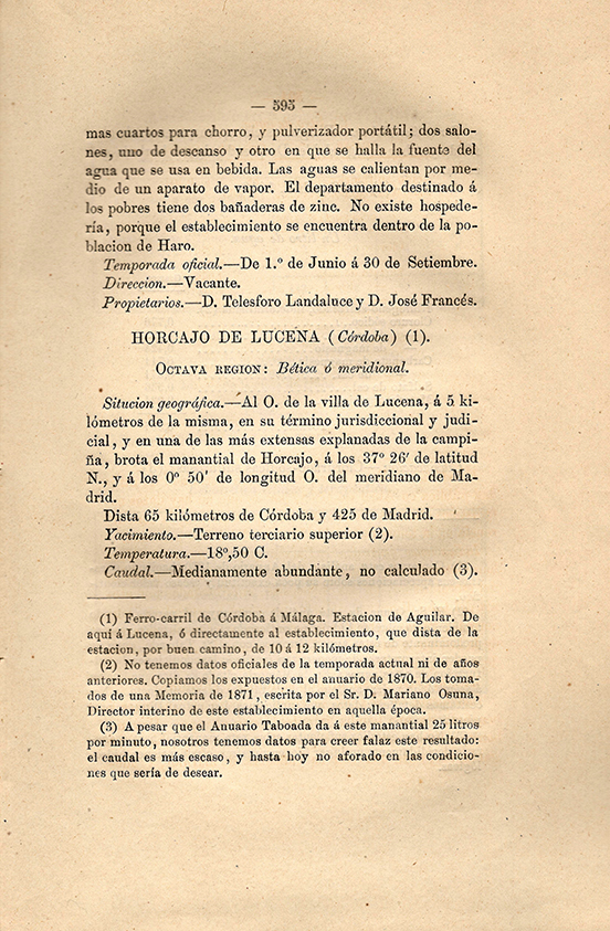 Foto 5 de 5 del artículo «Anuario oficial de las Aguas Minerales de España (Madrid, 1877)»