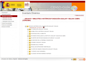 Foto del artículo «El archivo histórico Aguilar y Eslava en el Censo-guía de archivos del Ministerio de…»