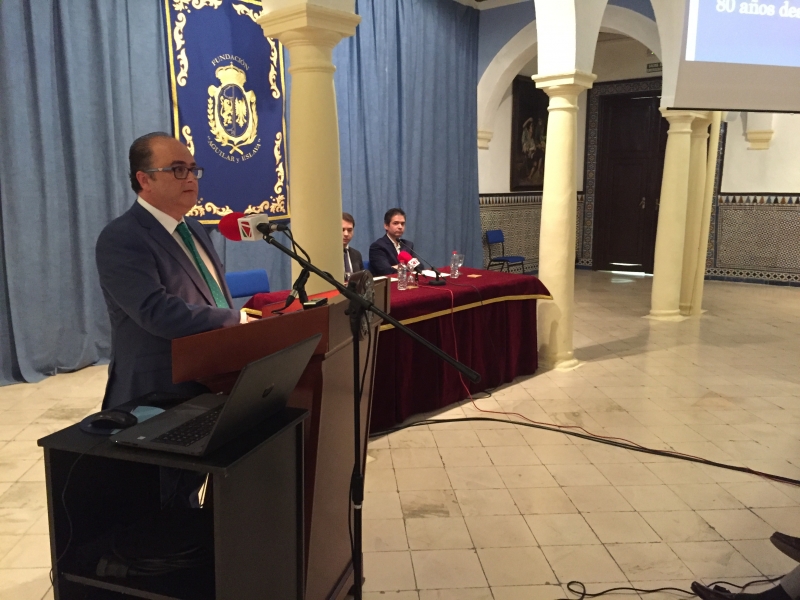 Foto 1 de 3 del artículo «Conferencia sobre el 80º aniversario del bombardeo de Cabra»