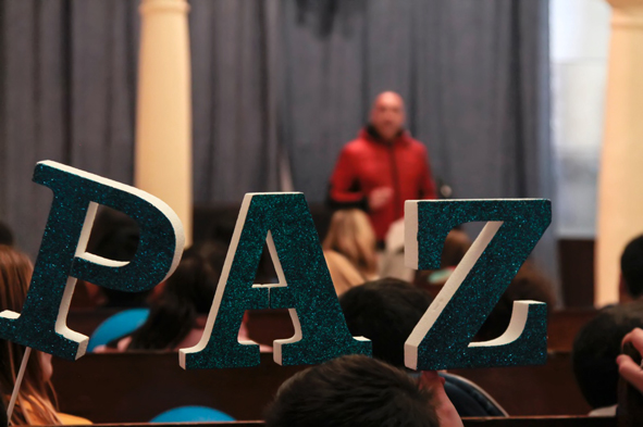 Foto 4 de 4 del artículo «Estudiantes del Aguilar y Eslava participan en el Día por la Paz y la No Violencia»