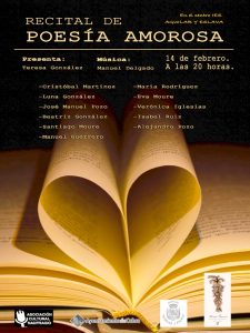 Foto 1 de 2 del artículo «Lectura de poesía amorosa el 14 de febrero»