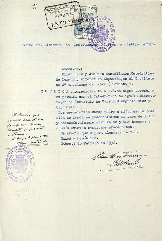 Foto 2 de 3 del artículo «Juan Valera en los textos educativos de Pilar Díez Jiménez-Castellanos, primera…»