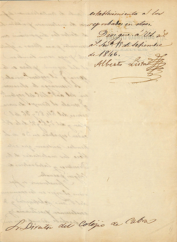 Foto 5 de 5 del artículo «Tres escritos firmados por Alberto Lista en el Archivo Histórico de la Fundación Aguilar…»