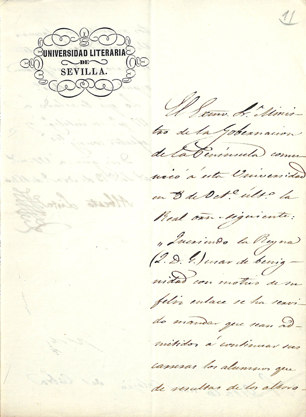 Foto 1 de 3 del artículo «Tres escritos firmados por Alberto Lista en el Archivo Histórico de la Fundación Aguilar…»