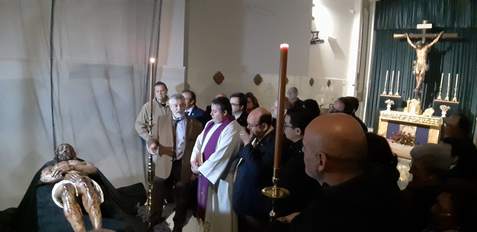 Foto 2 de 3 del artículo «La Fundación Aguilar y Eslava presenta el Yacente sindónico de Miñarro para el Museo de…»