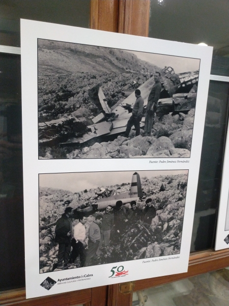 Foto 2 de 8 del artículo «C-119, piezas recuperadas de la Sierra de Cabra", una exposición que hay que visitar»