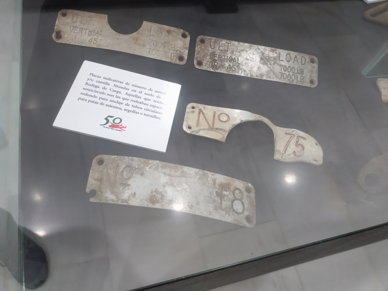 Foto 3 de 8 del artículo «C-119, piezas recuperadas de la Sierra de Cabra", una exposición que hay que visitar»