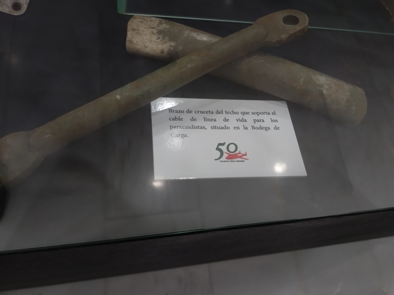Foto 6 de 8 del artículo «C-119, piezas recuperadas de la Sierra de Cabra", una exposición que hay que visitar»