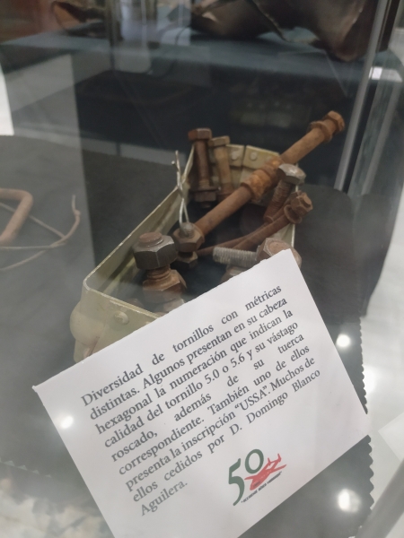 Foto 8 de 8 del artículo «C-119, piezas recuperadas de la Sierra de Cabra", una exposición que hay que visitar»