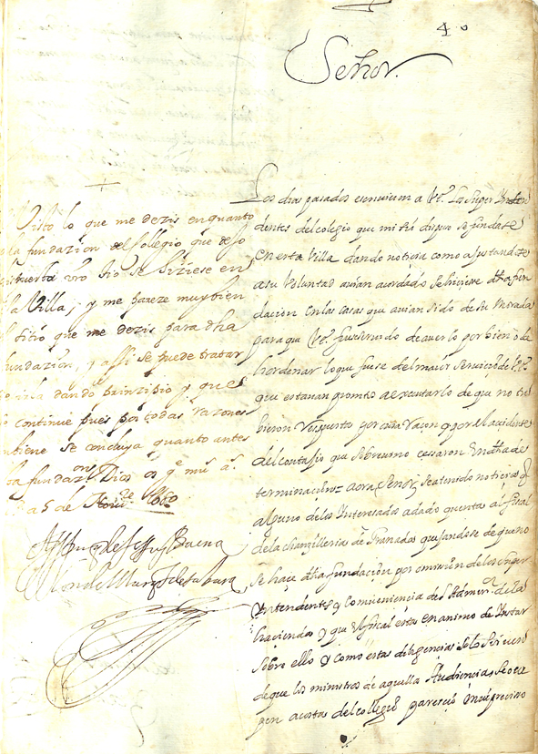 Foto 2 de 3 del artículo «Primer edificio del Real Colegio: Casas de la morada del fundador Aguilar y Eslava (1680)»