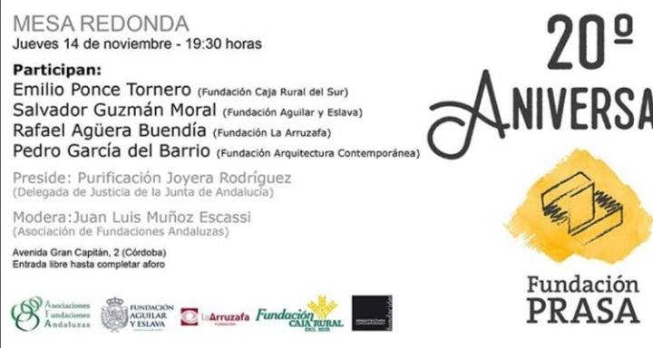Foto 3 de 3 del artículo «La Fundación Aguilar y Eslava presente en la celebración del vigésimo aniversario de la…»