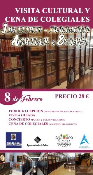 Foto 1 de 3 del artículo «Visita cultural y cena de colegiales en la Fundación-Instituto Aguilar y Eslava»