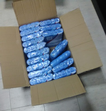Foto 2 de 2 del artículo «El Instituto Aguilar y Eslava hace entrega de un lote de material sanitario de emergencia…»