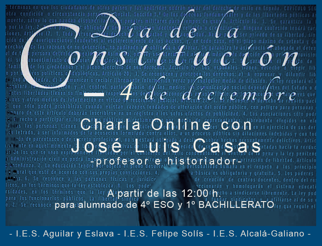 Foto del artículo «Charla Online para el Día de la Constitución»