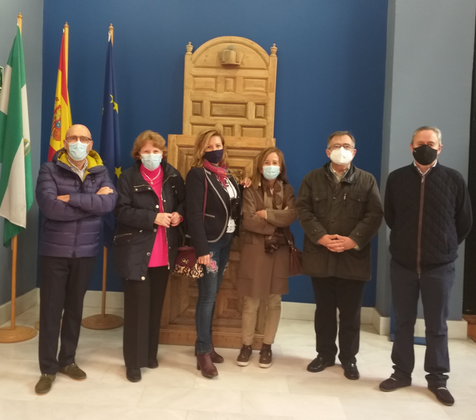 Foto 1 de 2 del artículo «Joseba Barrena, director general de Cajasur Banco, visita la Fundación Aguilar y Eslava»