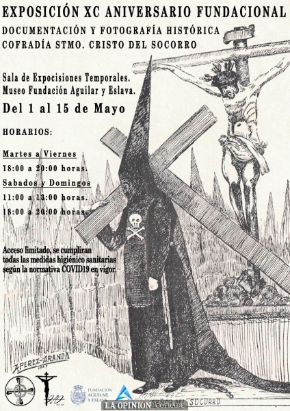Foto del artículo «Inaugurada la exposición del XC aniversario de la cofradía del Cristo del Socorro»