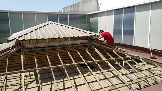 Foto 8 de 20 del artículo «Conservación-restauración de la vidriera artística del Patio de Cristales del…»