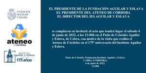 Foto del artículo «Jornada del Ateneo de Córdoba en Cabra»