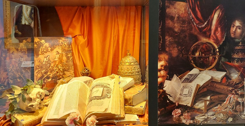 La biblioteca del pintor. Valdés Leal a través de los libros pintados en sus cuadros (foto 5 de 8): Libros en Alegoría de la Vanidad