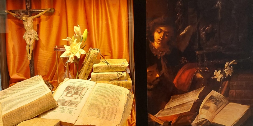 La biblioteca del pintor. Valdés Leal a través de los libros pintados en sus cuadros (foto 6 de 8): Libros en Alegoría de la Salvación