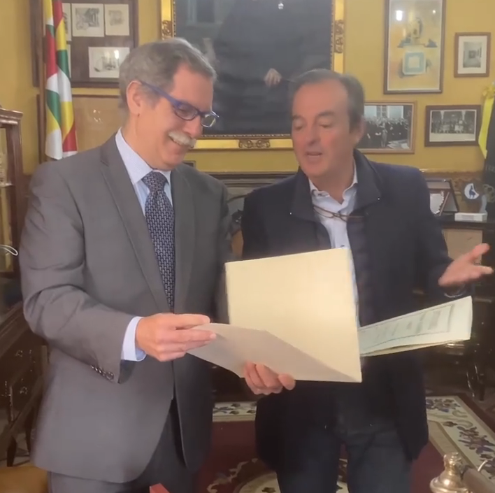 Foto del artículo «Visita del Delegado Territorial de Educación al Instituto-Fundación Aguilar y Eslava»