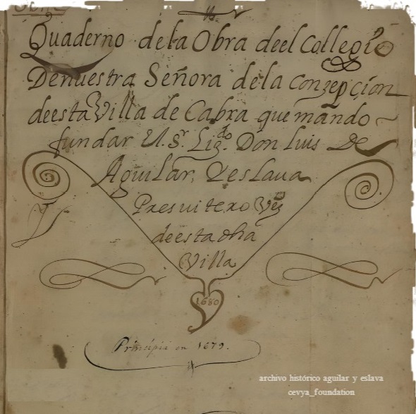 Foto 3 de 3 del artículo «Descubierta la escritura de pago del primitivo edificio para el Colegio de la Concepción…»