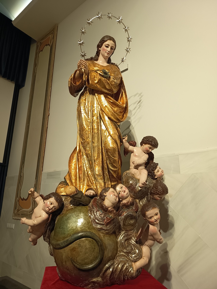 Foto 1 de 2 del artículo «La Fundación Aguilar y Eslava de Cabra recupera la Purísima Concepción titular del…»