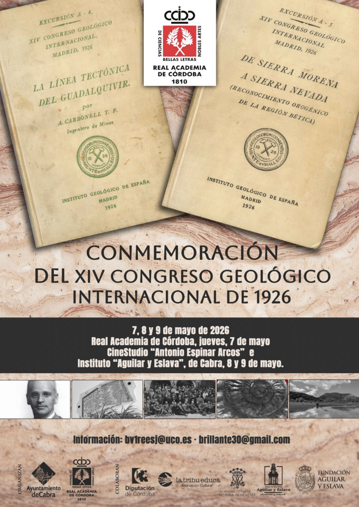 Foto del artículo «100 años del XIV Congreso Geológico Internacional en Cabra y en nuestro histórico…»